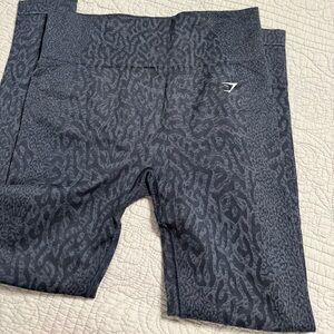 Gymshark Charcoal Animal Print Leggings